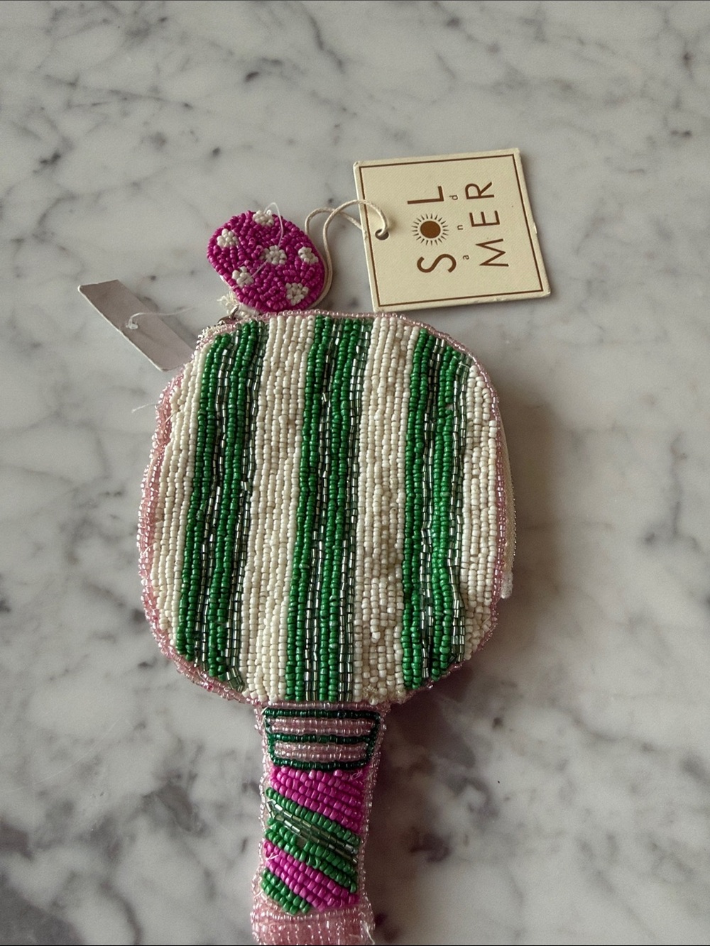 Pickleball beaded coin/small
Zip purse. Adorable. NWT great gift!